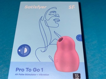 Selling: -NEW- SATISFYER 'PRO TO GO 1', 9 CM ‚rot'