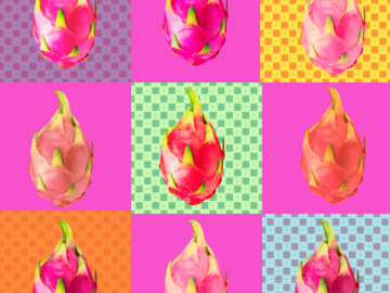  : Dragon Fruit Squared #6- Giclee Art Print