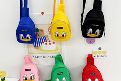 Liquidation & Wholesale Lot: 30pcs Duck Chest Bag Cartoon Children's Crossbody Bag