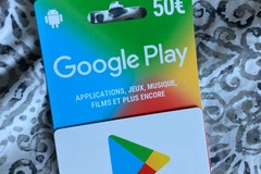 Vente: Carte prépayée Google Play (50€)