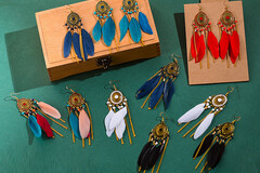 Buy Now: 40 Pairs of Bohemian Long Feather Tassel Earrings
