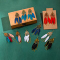 Buy Now: 40 Pairs of Bohemian Long Feather Tassel Earrings