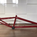 verkaufen: BMX Rahmen Oldschool 20 Zoll RH28 4130 Chromoly Stahl weinrot mar
