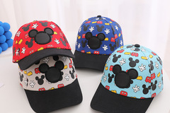 Comprar ahora: 20pcs cartoon graffiti cap color matching Mickey baseball cap