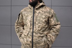 Manufacturers: Куртка тактична бушлат зимова для ЗСУ Softshell піксель ММ14 Ukr 