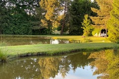 NOS JARDINS A LOUER: Belle propriété champêtre avec ses étangs, à 25mn de Strasbourg 