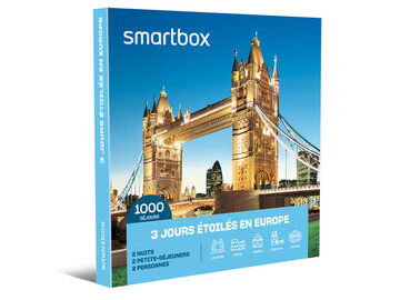 Vente: Coffret Smartbox "3 jours étoilés en Europe" (299,90€)