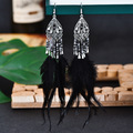 Buy Now: 36 pairs of Vintage Bohemian Feather Tassel Women's Earrings