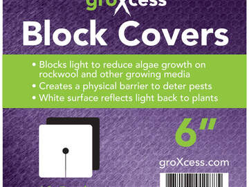  : Square Block Covers 6" 40 Pack