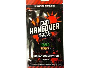  : Hemp Bombs, Hangover CBD Patches, Broad Spectrum THC-free, 100mg 