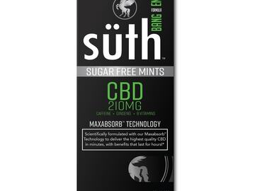  : Suth, CBD Sublingual Mints, Bang Energy with Caffeine, 7-Count, 2