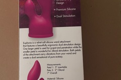 Selling: Wand Essentials Euphoria G-spot and Clit Stimulating Silicone Wan