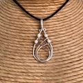 Vente au détail: Pendentif bourgeon de lotus argent