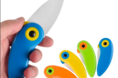 Liquidation & Wholesale Lot: 30 Pcs Portable Mini Ceramic Knives Accessories