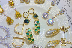 Buy Now: 50 pairs of S925 silver needle set zircon earrings