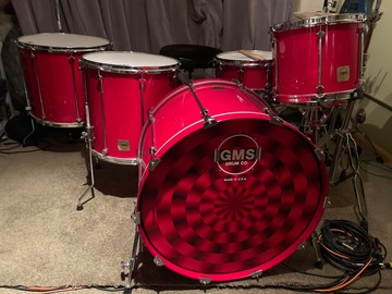 Selling with online payment: GMS Grand Masters Series kit with 24" bass drum