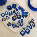 Buy Now: 50 pairs Klein Blue Earring Chain Love Rabbit Earrings