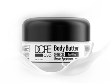  : Dope CBD - CBD Topical - Broad Spectrum Body Butter - 200mg