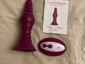 Selling: FemmeFunn Pyra Large Butt Plug - no power cord
