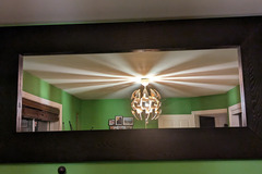 Individual Sellers: Large Wall Mirror with Wooden Frame
