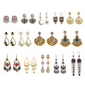 Buy Now: 50 pairs of vintage colorful bohemian devil eye crystal earrings