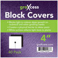  : Square Block Covers 4" 40 Pack