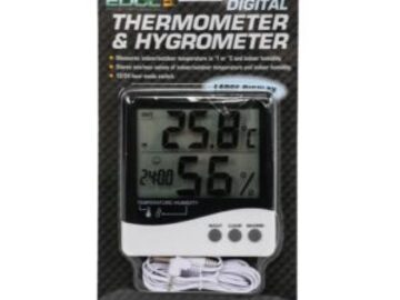  : Grower’s Edge® Large Display Digital Thermometer & Hygrometer