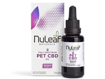  : NuLeaf Naturals, Pet CBD Oil, Full Spectrum, 30mL, 1800mg CBD