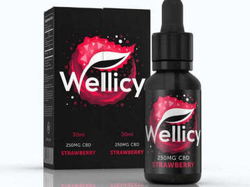  : Strawberry Isolate CBD Oil by Wellicy CBD