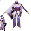 Selling with online payment: Genshin Impact Raid Shogun Cosplay Baal Costume Game Full Set!