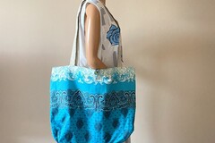Vente au détail: sac cabas réversible