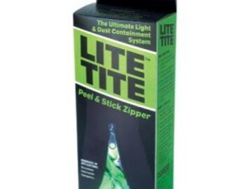  : Lite Tite Heavy Duty Peel and Stick Zipper