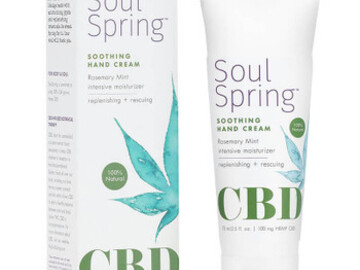  : SoulSpring - CBD Topical - Soothing Hand Cream - 100mg