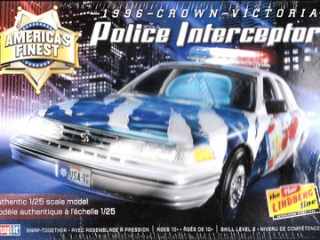 Selling with online payment: AMT 1/25 Scale Model Kit: 1996 Crown Vic PD [NIB] w/FREE Shipping