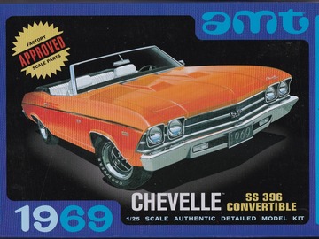 Selling with online payment: AMT 1/25 Scale Model Kit: 1969 Chevelle SS396 [NIB] FREE Shipping