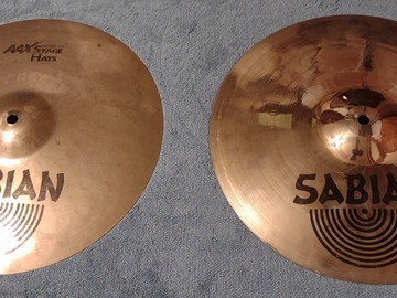 Selling with online payment: Sabian AAX 14" Stage Hats