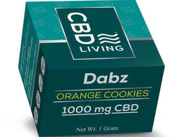  : CBDLiving Orange Cookies Dabz Shatter