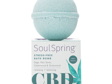  : SoulSpring - CBD Bath - Stress-Free Bath Bomb - 75mg