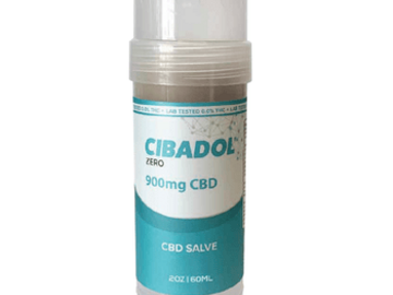  : Cibadol ZERO - CBD Topical - Extra Strength Salve - 900mg