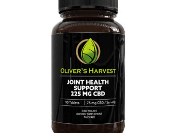  : Oliver's Harvest CBD - CBD Capsule - Joint Health Tablets - 7.5mg