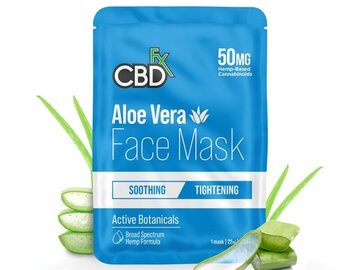  : CBDfx, CBD Face Mask, Aloe Vera / Tightening, Broad Spectrum THC-