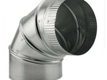  : 90 Degree Ducting Elbow 6" - Adjustable
