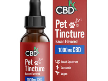  : CBDfx - CBD Pet Tincture - Bacon Flavored for Large Breeds - 1000