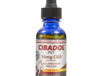  : Cibadol - CBD Pet Tincture - Full Spectrum Chicken Flavor - 300mg