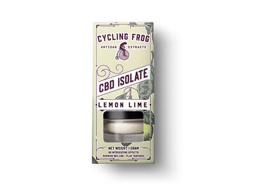  : Lazarus Naturals, Cycling Frog CBD Isolate, Lemon Lime, 1g CBD