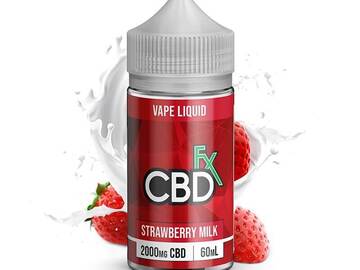  : CBD +FX Vape Series Strawberry Milk 30ml