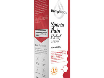  : HempFusion - CBD Topical - Sports Pain Relief Cream - 90mg