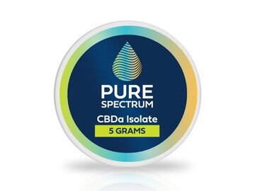  : Pure Spectrum, 99% CBDa Isolate Powder, 5g, 5000mg CBDa