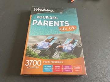 Vente: Coffret Wonderbox "Pour des parents en or" (149,90€)