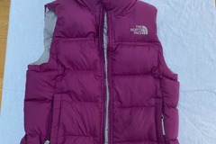 Selling Now: Purple girls North Face Gilet Age 7/8